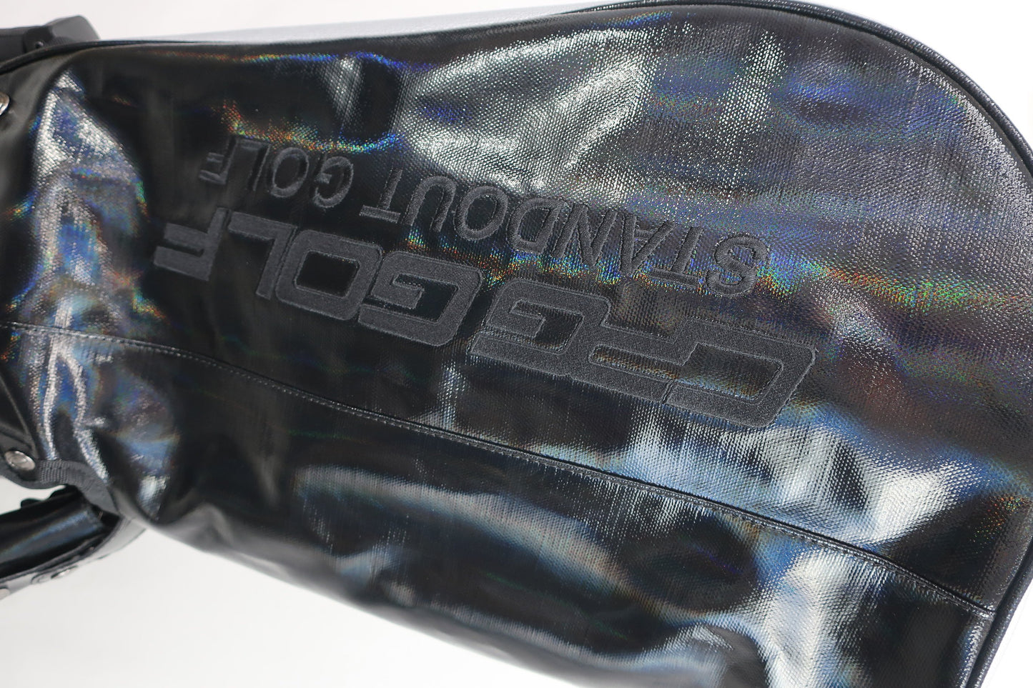 CPG GOLF(シーピージーゴルフ) スタンド式キャディバッグ 黒 5口 N-5