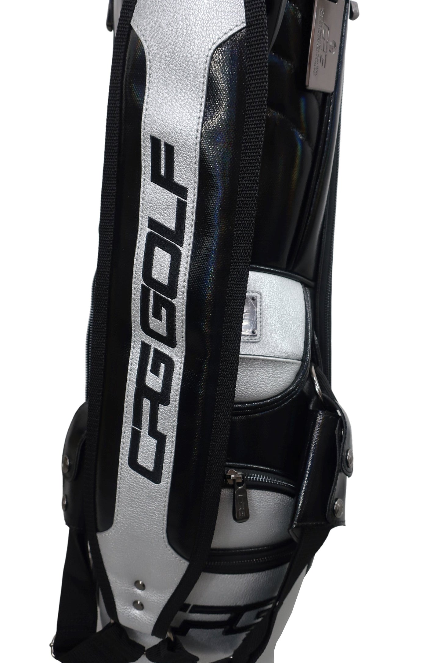 CPG GOLF(シーピージーゴルフ) スタンド式キャディバッグ 黒 5口 N-6