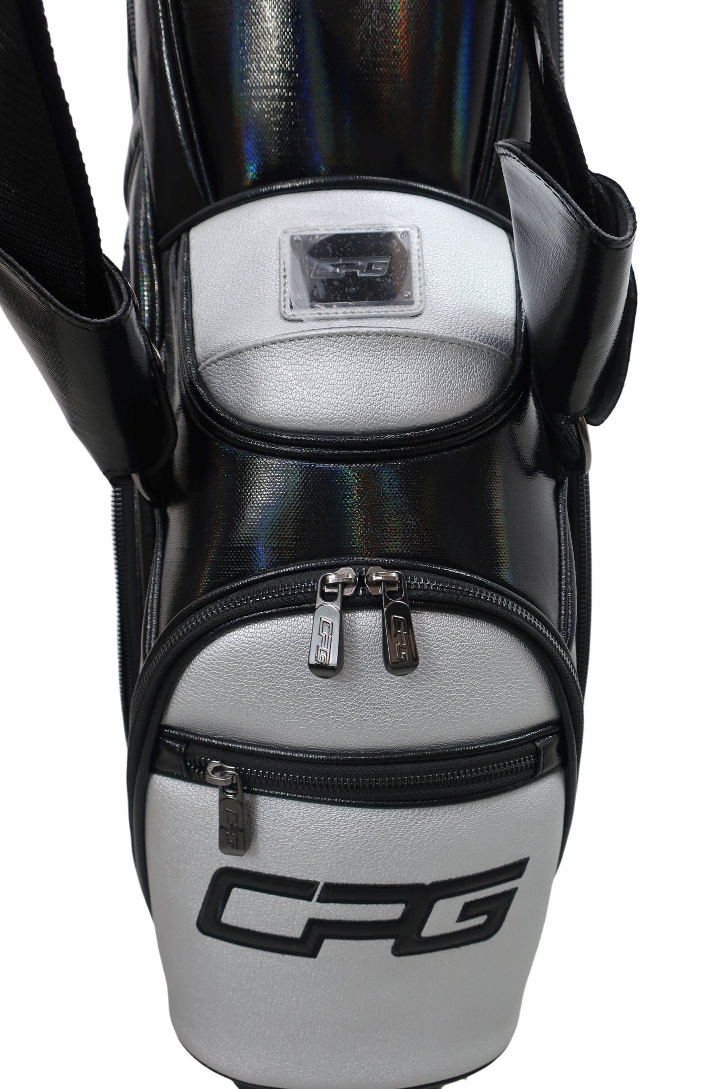 CPG GOLF(シーピージーゴルフ) スタンド式キャディバッグ 黒 5口 N-7