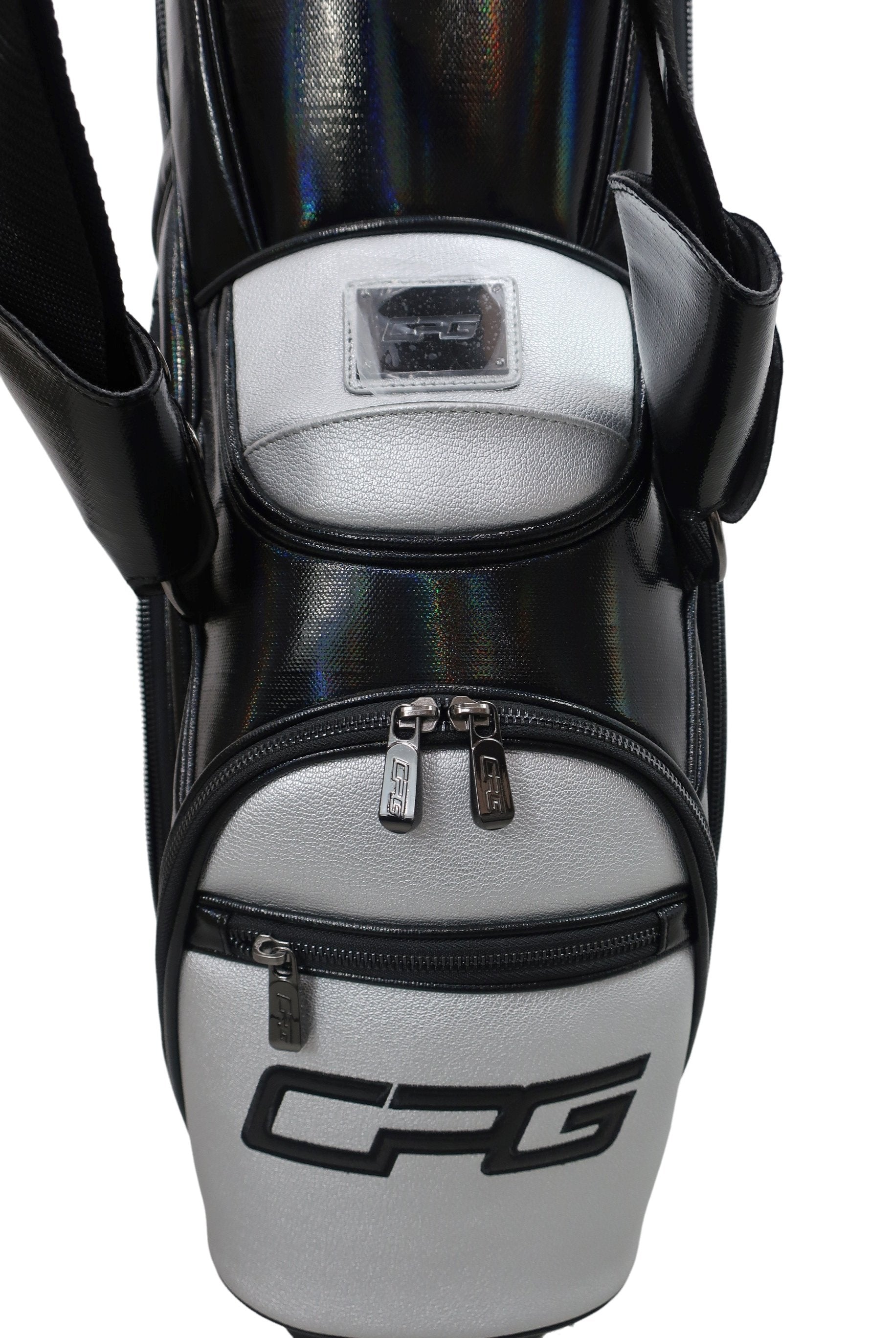 CPG GOLF(シーピージーゴルフ) スタンド式キャディバッグ 黒 5口 N-7