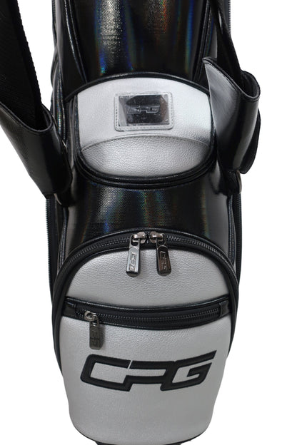 CPG GOLF(シーピージーゴルフ) スタンド式キャディバッグ 黒 5口 N-7