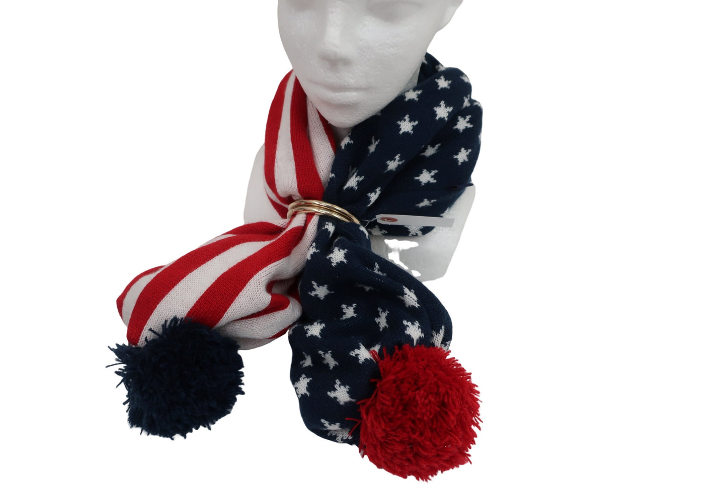 BEAMS GOLF(ビームスゴルフ) シューズケース ネイビー/赤白ストライプ フリーサイズ A-1