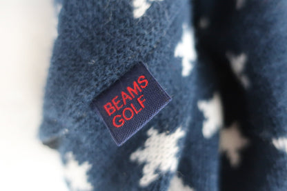 BEAMS GOLF(ビームスゴルフ) シューズケース ネイビー/赤白ストライプ フリーサイズ A-2