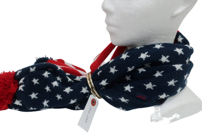 BEAMS GOLF(ビームスゴルフ) シューズケース ネイビー/赤白ストライプ フリーサイズ A-5