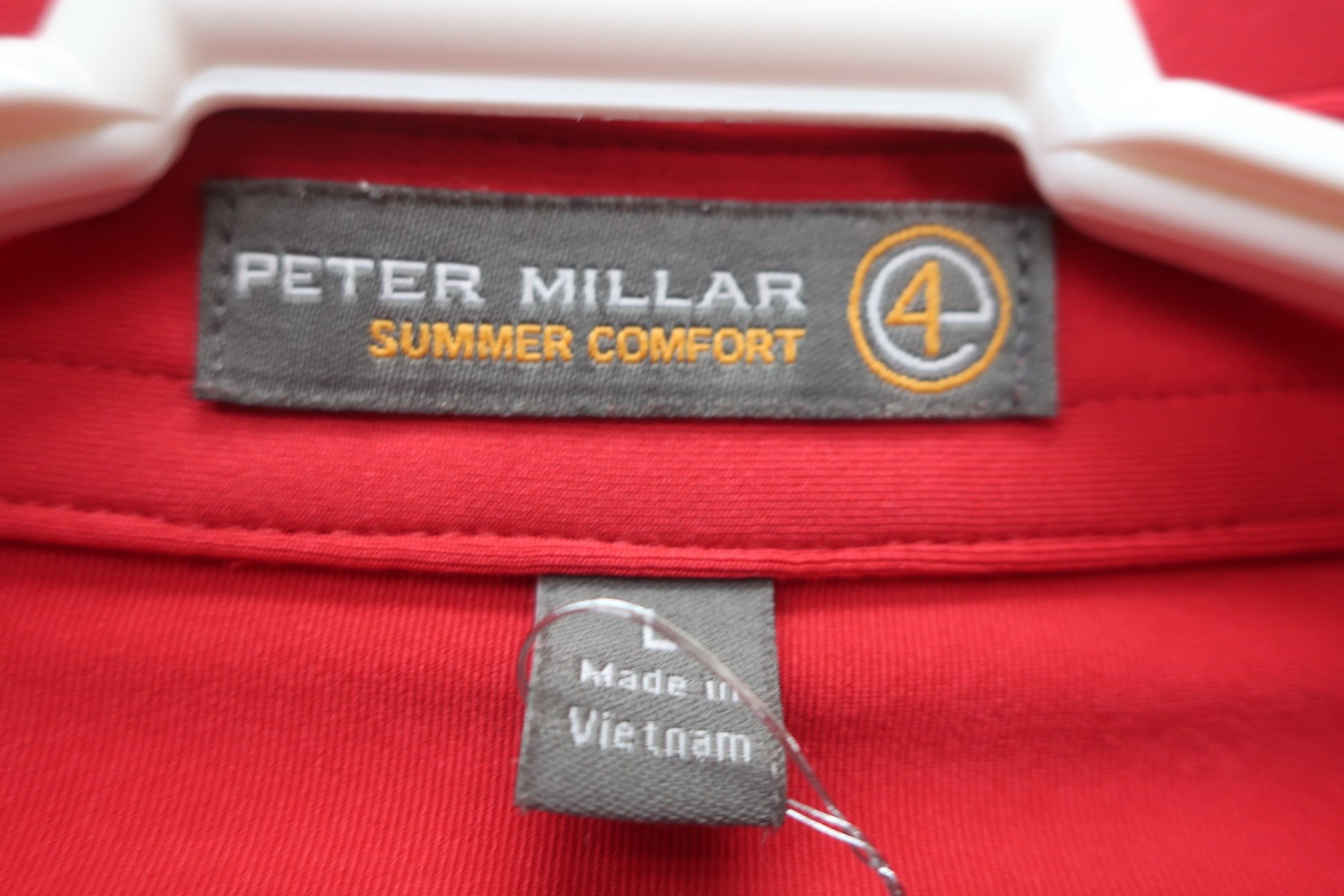 PETER MILLAR ポロシャツ 赤 メンズ L SUNNINGDALE A