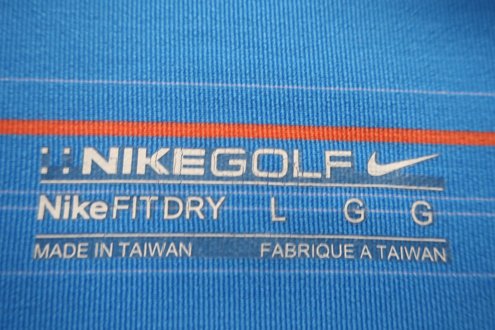 NIKE GOLF(ナイキゴルフ) ポロシャツ 青ボーダー メンズ LGG A