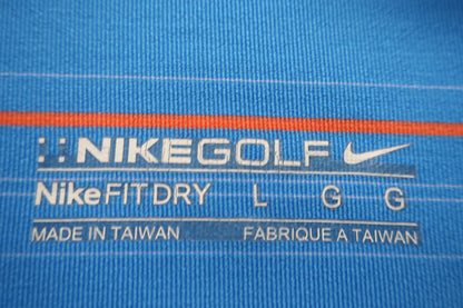 NIKE GOLF(ナイキゴルフ) ポロシャツ 青ボーダー メンズ LGG A