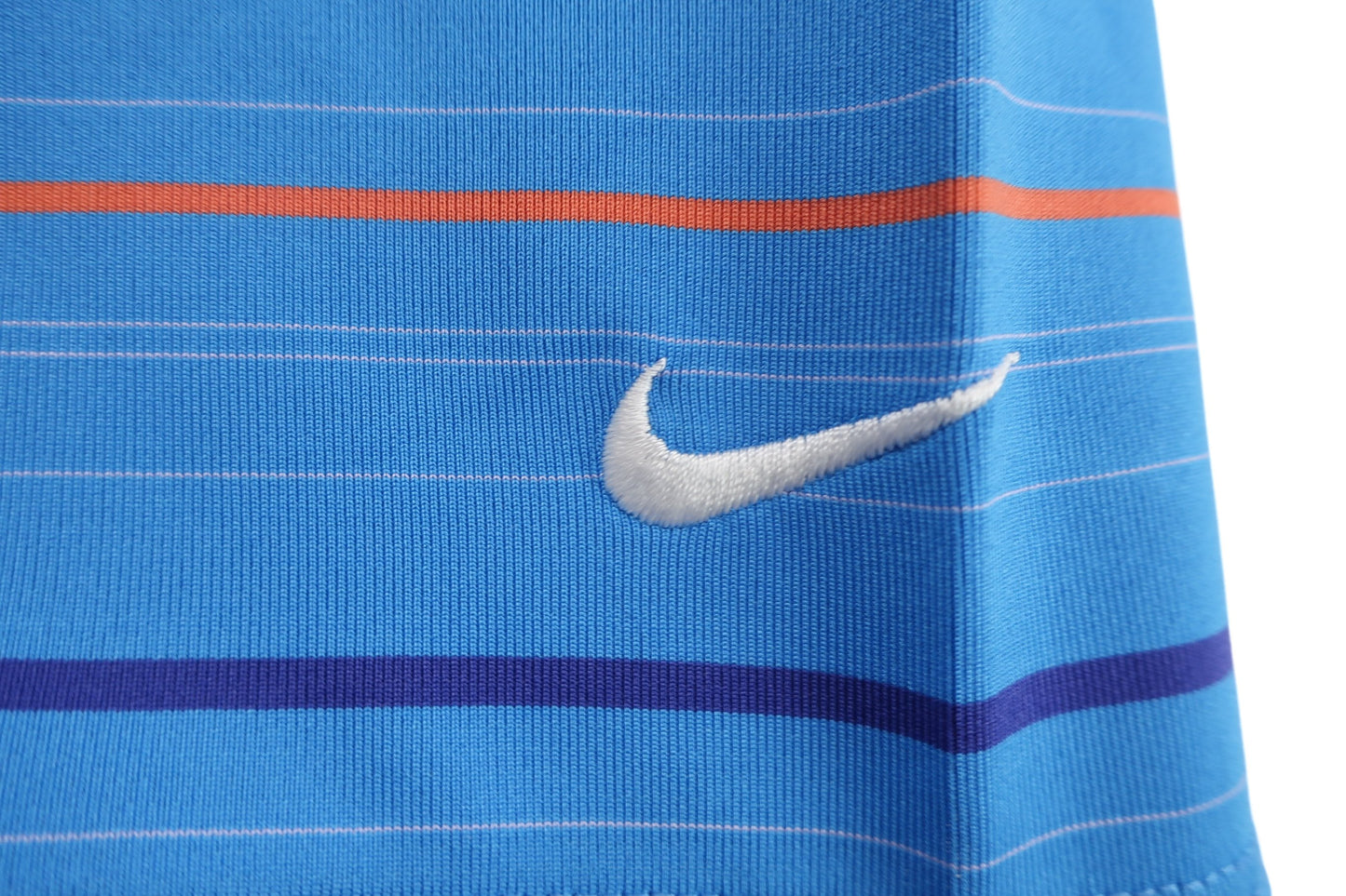 NIKE GOLF(ナイキゴルフ) ポロシャツ 青ボーダー メンズ LGG A