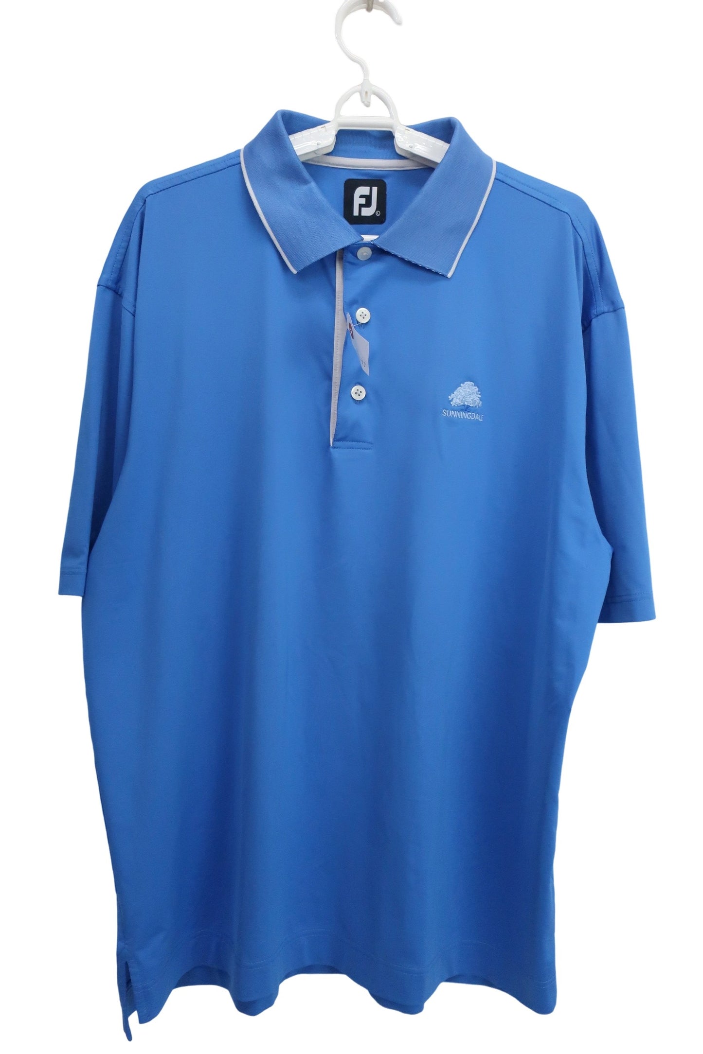 FOOTJOY(フットジョイ) ポロシャツ 水色 メンズ L SUNNINGDALE B
