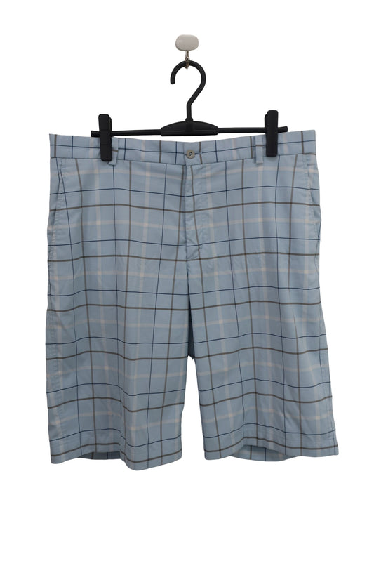 NIKE GOLF(ナイキゴルフ) ハーフパンツ 水色チェック メンズ 36 B