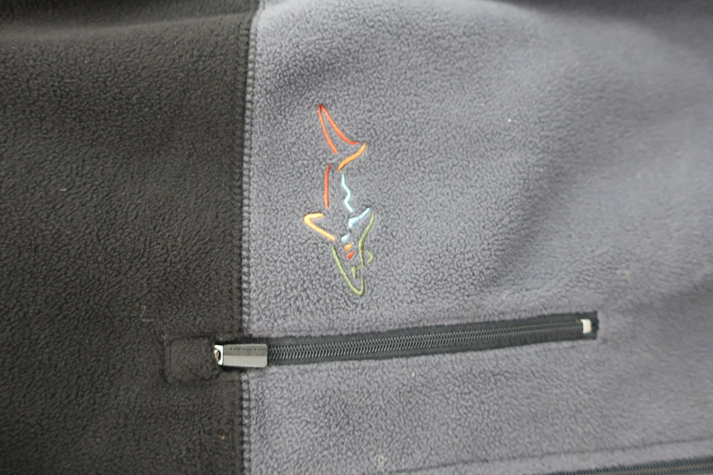 GREG NORMAN(クレグノーマン) フリースベスト 黒グレー メンズ S B-3