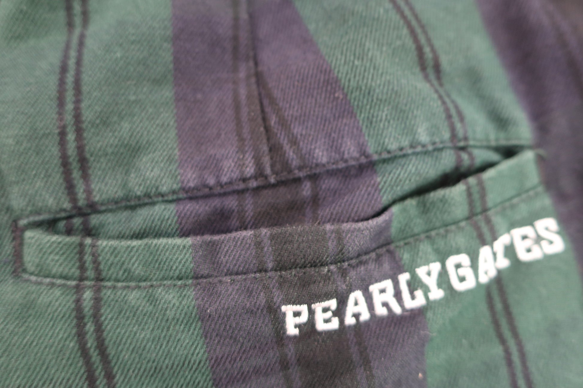 PEARLY GATES(パーリーゲイツ) ハーフパンツ 緑紺チェック レディース 0 055-6132320 B-5