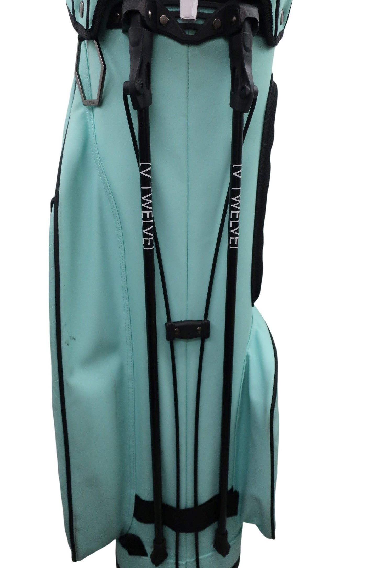 V12(ヴィトゥエルブ) スタンド式キャディバッグ ミントグリーン 9インチ 重量3.7ｋｇ 5分割 v122310cb03 B-4
