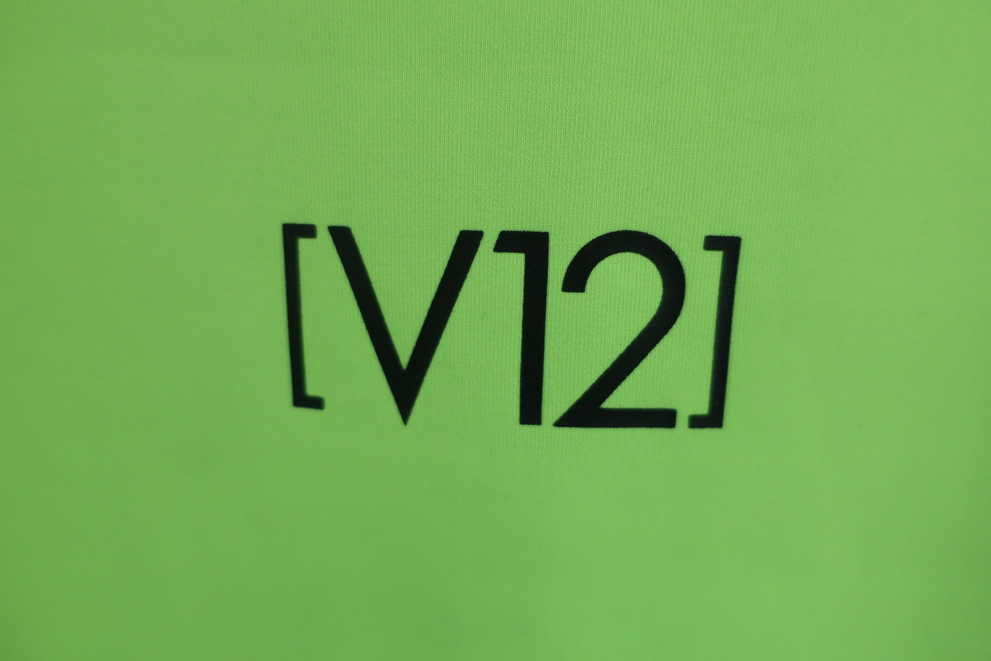 V12(ヴィトゥエルブ) 半袖モックネックシャツ イエロー レディース 2 V122310-MK09 B-2