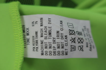 V12(ヴィトゥエルブ) 半袖モックネックシャツ イエロー レディース 2 V122310-MK09 B-10