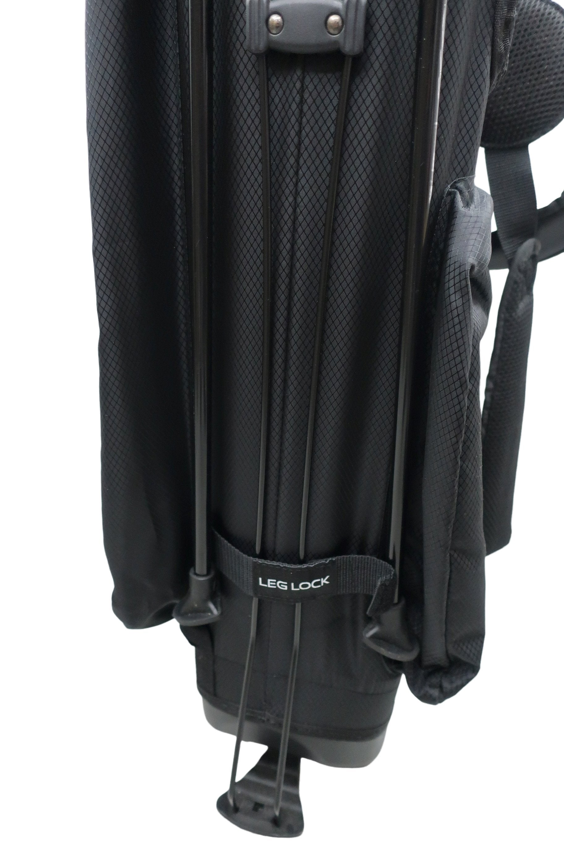 BIG MAX GOLF(ビッグマックスゴルフ) スタンド式キャディバッグ 黒赤 1.6kg 4口 Heaven Seven G S-6