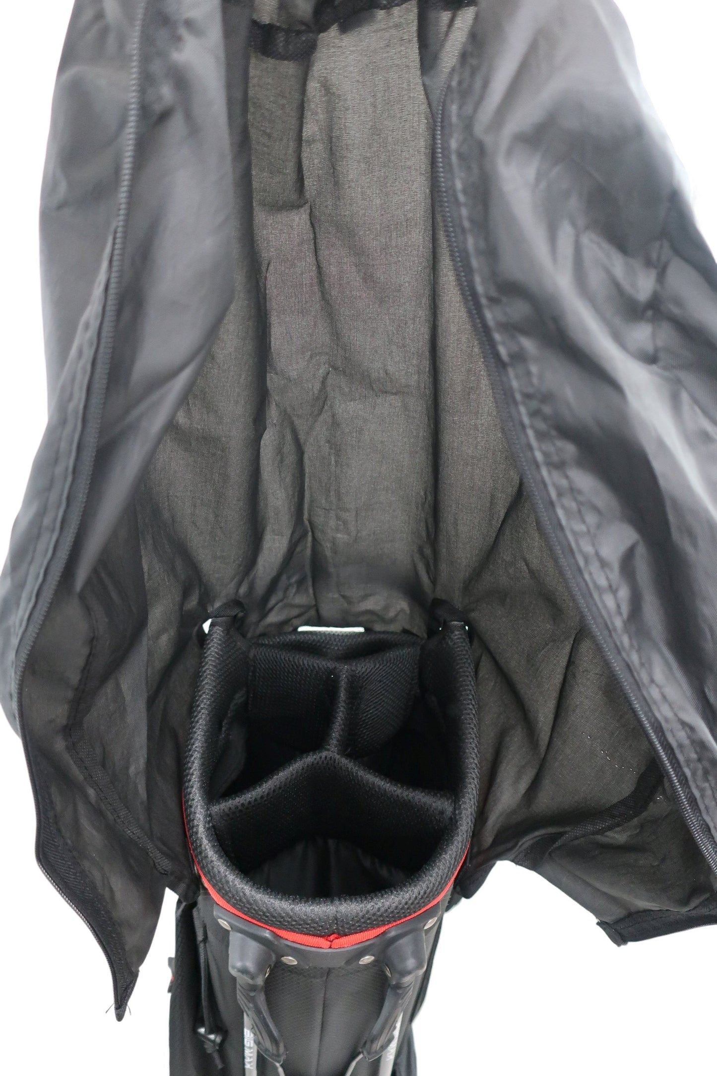 BIG MAX GOLF(ビッグマックスゴルフ) スタンド式キャディバッグ 黒赤 1.6kg 4口 Heaven Seven G S-7