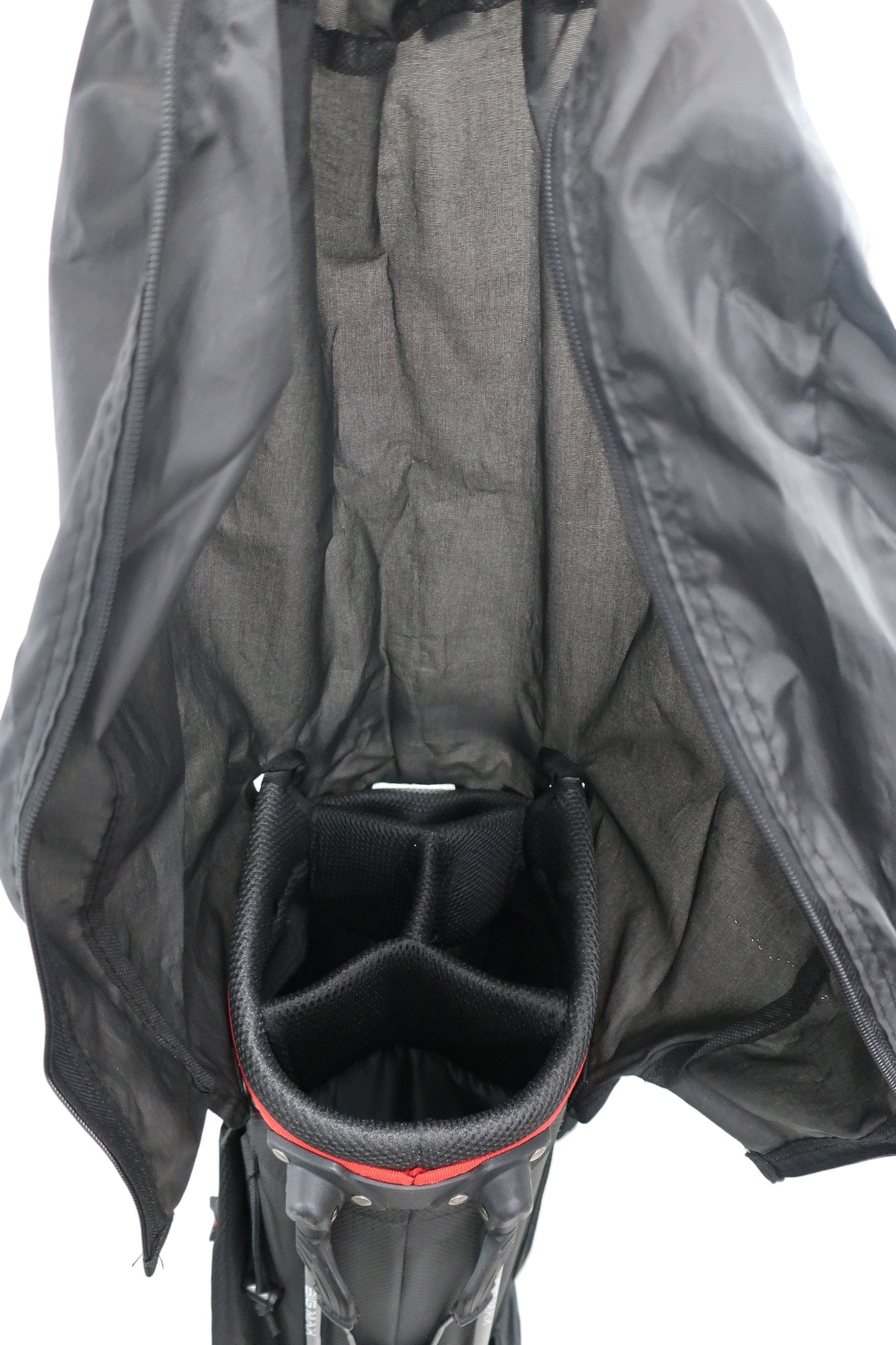BIG MAX GOLF(ビッグマックスゴルフ) スタンド式キャディバッグ 黒赤 1.6kg 4口 Heaven Seven G S-7