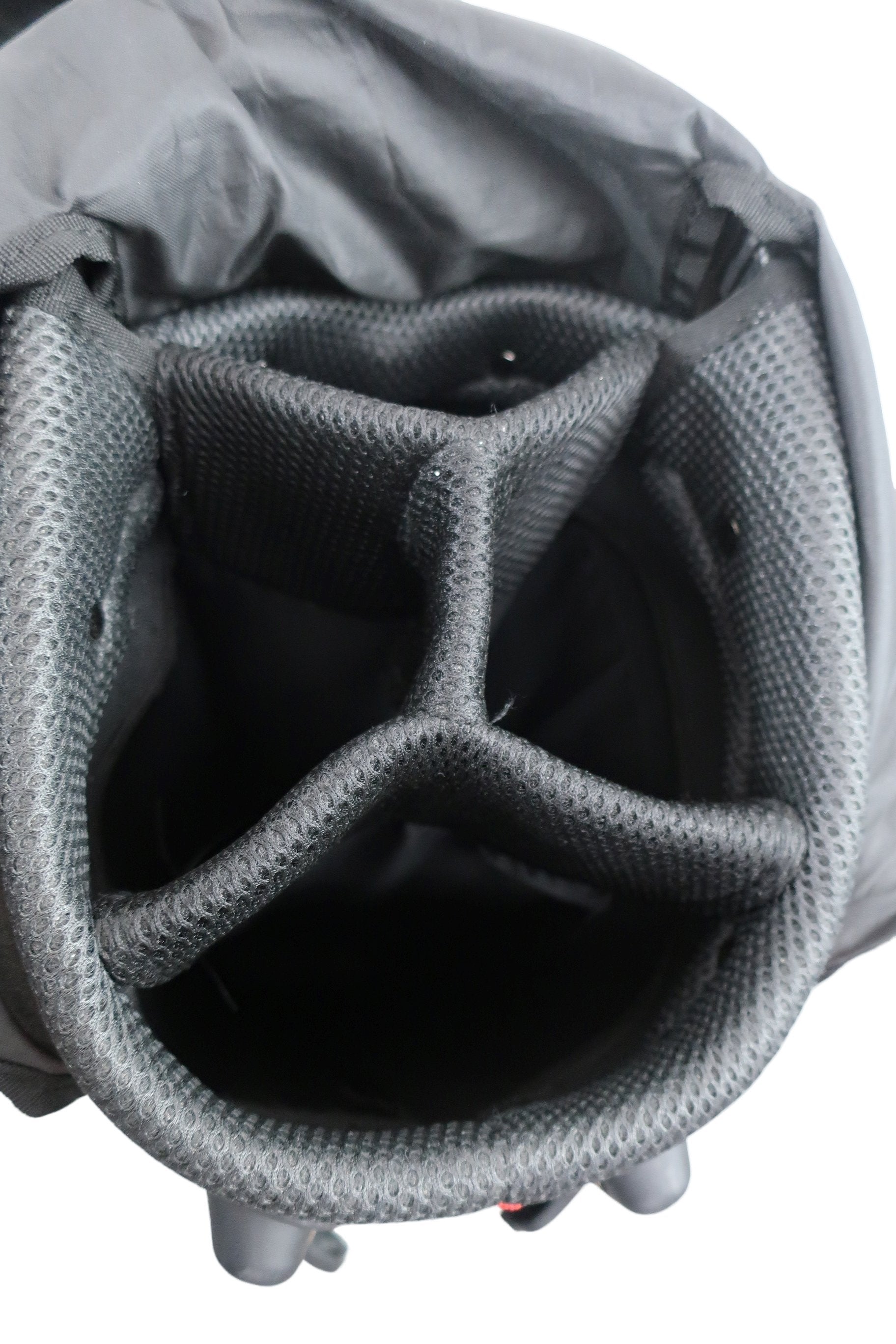 BIG MAX GOLF(ビッグマックスゴルフ) スタンド式キャディバッグ 黒赤 1.6kg 4口 Heaven Seven G S-8