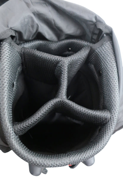 BIG MAX GOLF(ビッグマックスゴルフ) スタンド式キャディバッグ 黒赤 1.6kg 4口 Heaven Seven G S-8