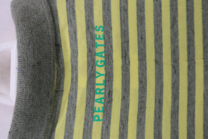 PEARLY GATES(パーリーゲイツ) ポロシャツ 黄色グレー レディース 2 055-160314 B