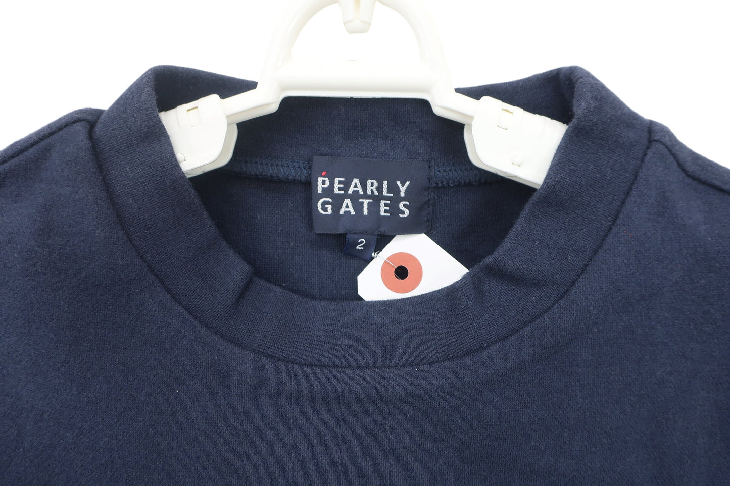 PEARLY GATES(パーリーゲイツ) ノースリーブモックネックシャツ ネイビー レディース 2 055-267048 B