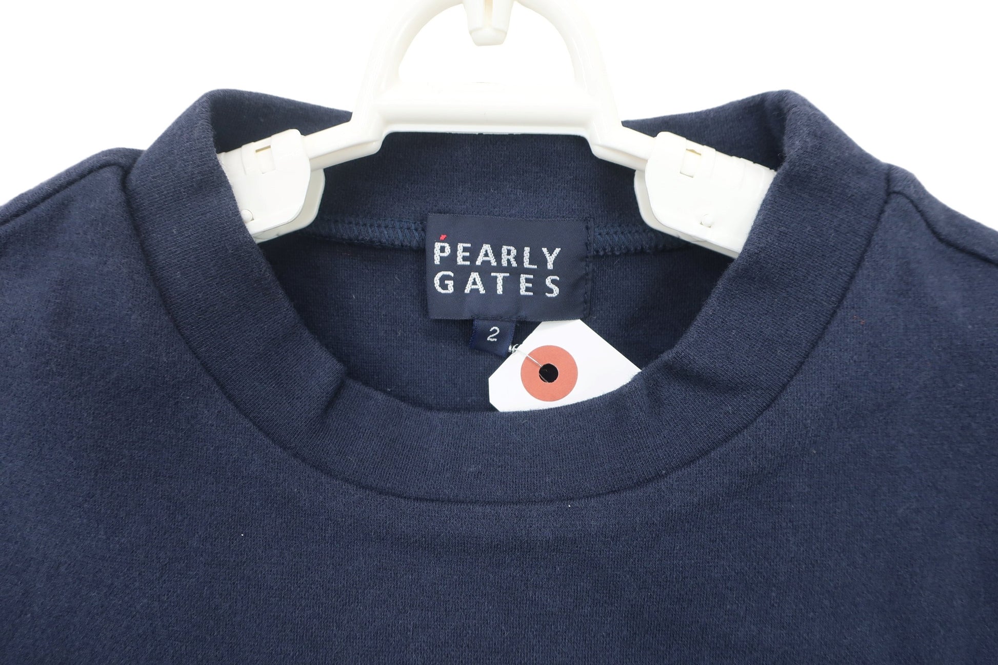 PEARLY GATES(パーリーゲイツ) ノースリーブモックネックシャツ ネイビー レディース 2 055-267048 B