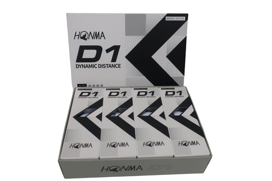 HONMA GOLF(本間ゴルフ) ゴルフボール 白 1ダース D1 DYNAMIC DISTANCE N-1