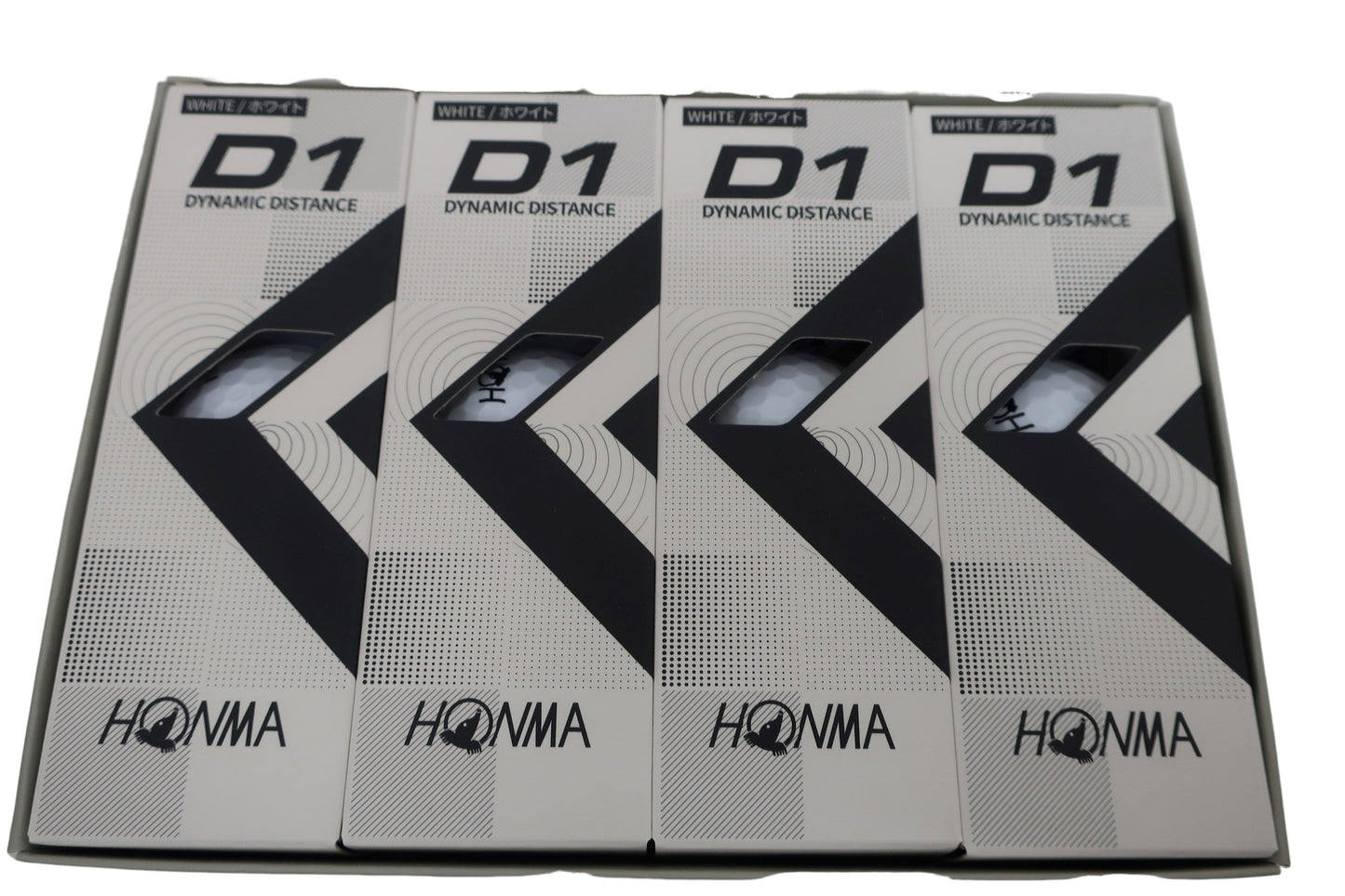 HONMA GOLF(本間ゴルフ) ゴルフボール 白 1ダース D1 DYNAMIC DISTANCE N-2
