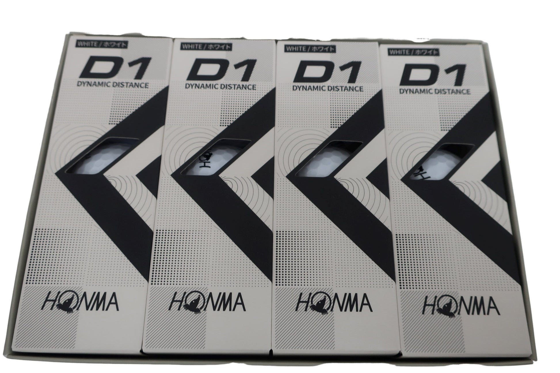HONMA GOLF(本間ゴルフ) ゴルフボール 白 1ダース D1 DYNAMIC DISTANCE N-2