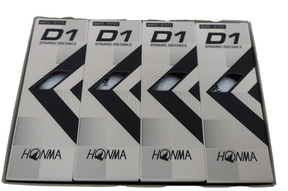 HONMA GOLF(本間ゴルフ) ゴルフボール 白 1ダース D1 DYNAMIC DISTANCE N-2