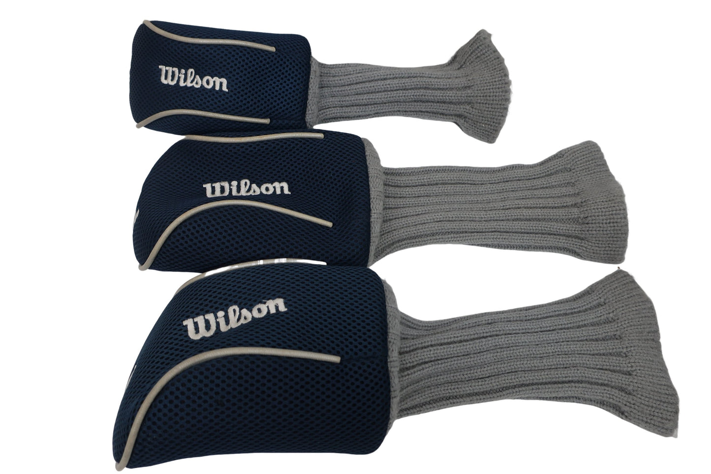 Wilson(ウィルソン) ヘッドカバー3点セット ネイビーグレー FW用 UT用 A-1
