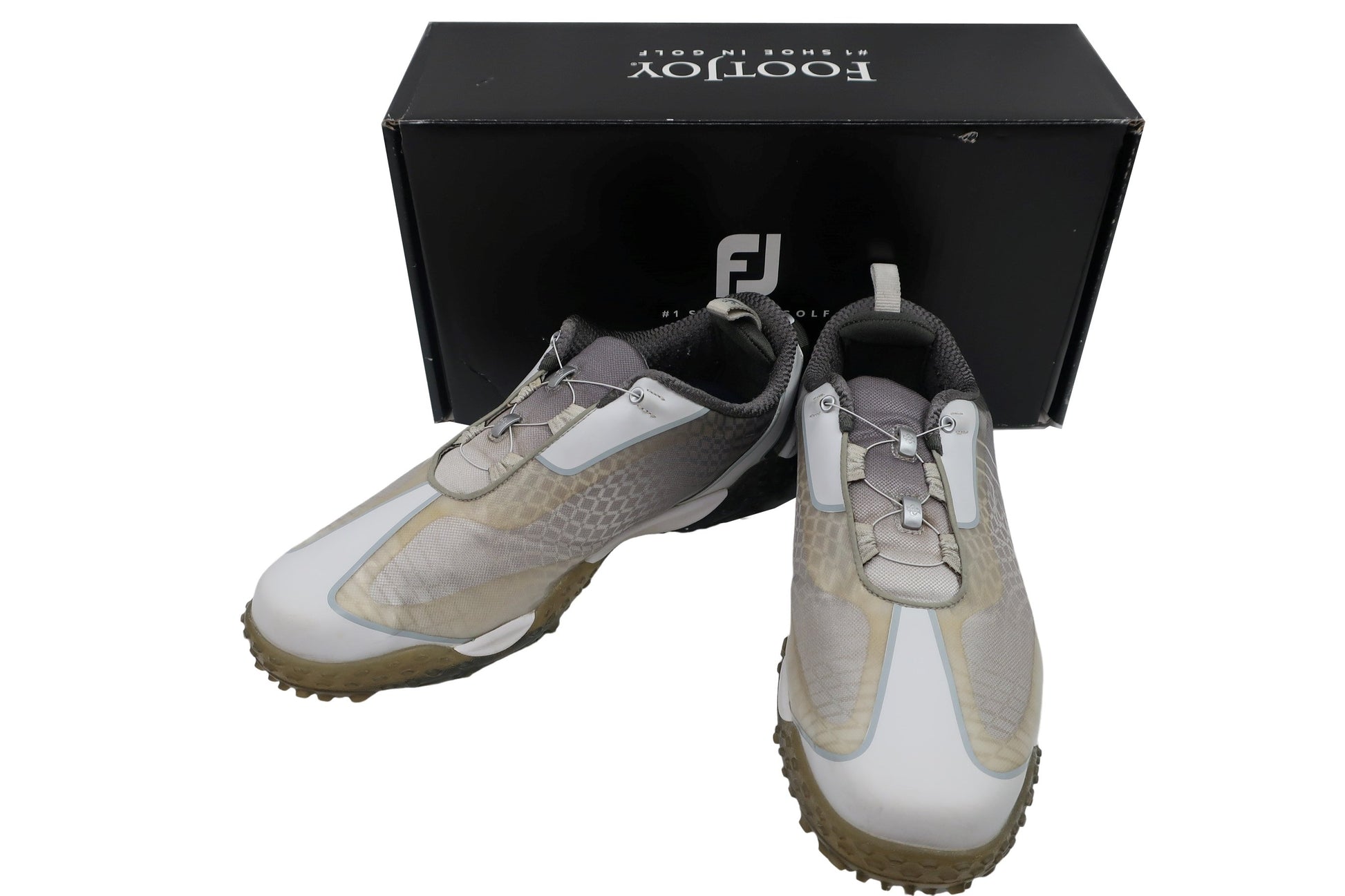 FOOTJOY(フットジョイ) ダイヤル式ゴルフシューズ 白グレー メンズ 27.5cm 57350J B-1