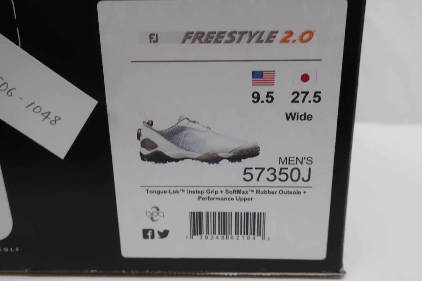 FOOTJOY(フットジョイ) ダイヤル式ゴルフシューズ 白グレー メンズ 27.5cm 57350J B-8