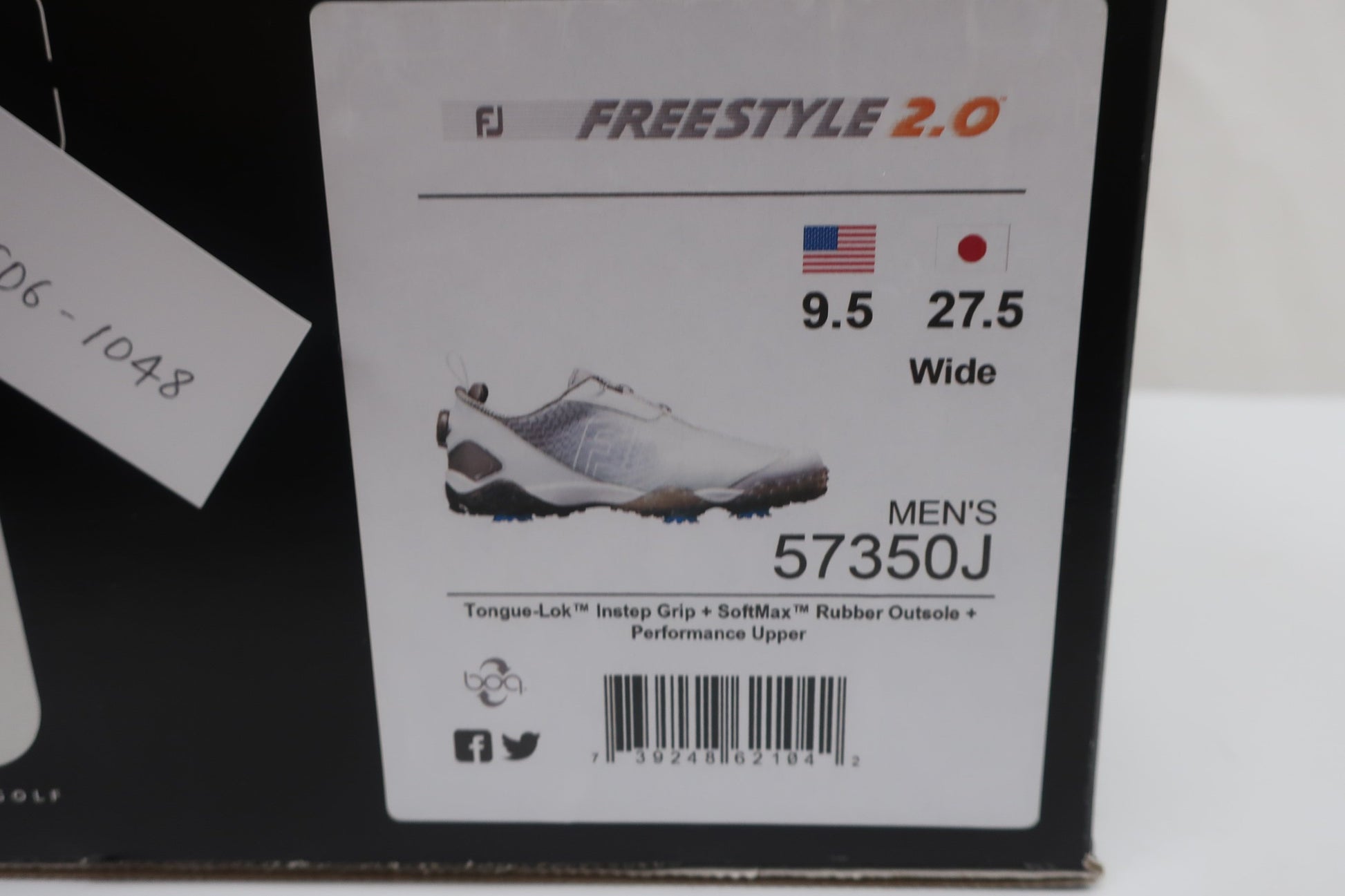FOOTJOY(フットジョイ) ダイヤル式ゴルフシューズ 白グレー メンズ 27.5cm 57350J B-8