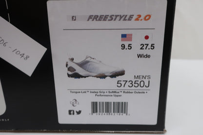 FOOTJOY(フットジョイ) ダイヤル式ゴルフシューズ 白グレー メンズ 27.5cm 57350J B-8