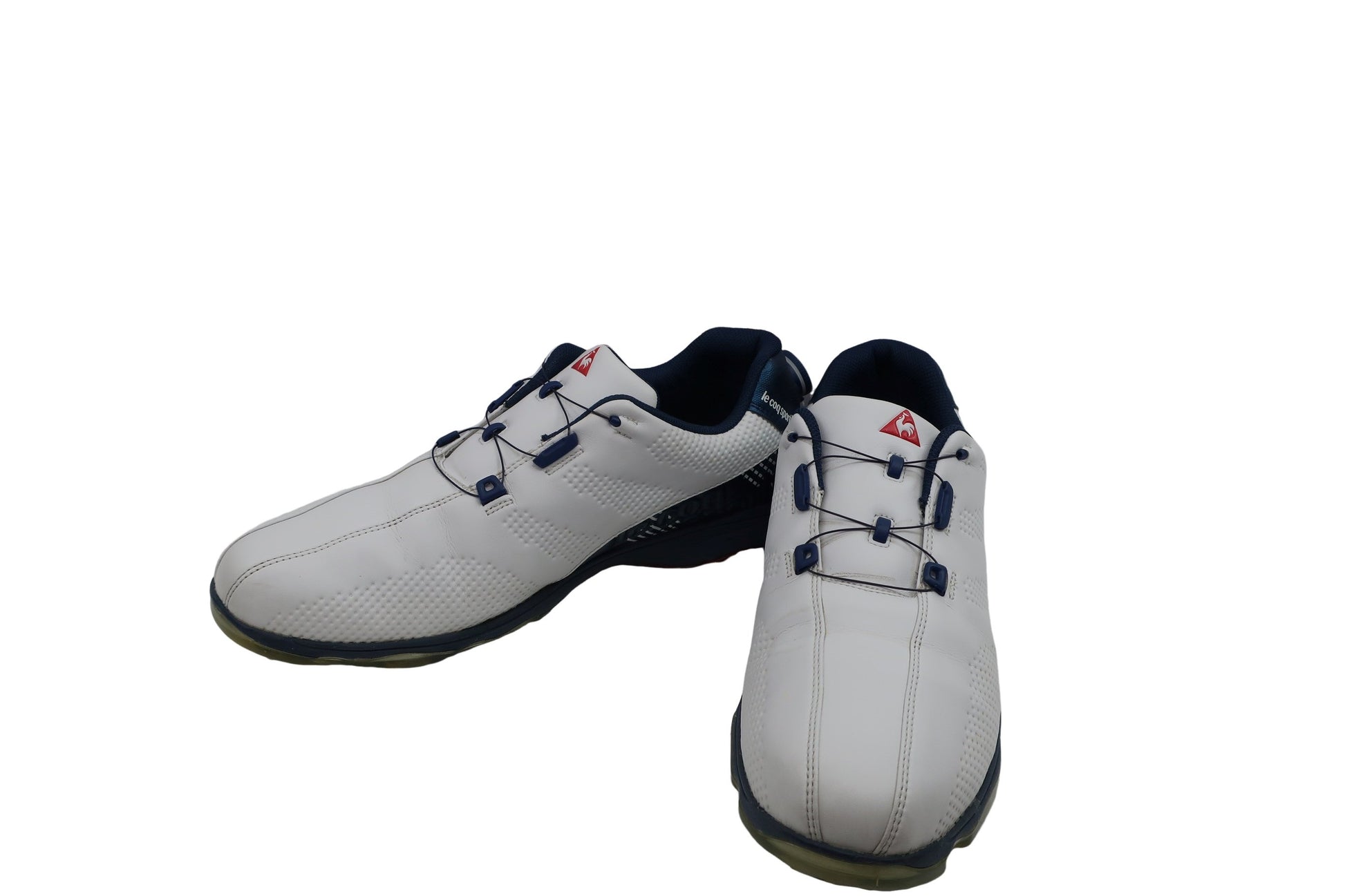 le coq sportif(ルコックスポルティフ) ダイヤル式ゴルフシューズ ホワイトネイビー メンズ 28.0cm QQ2NJA00 A-1