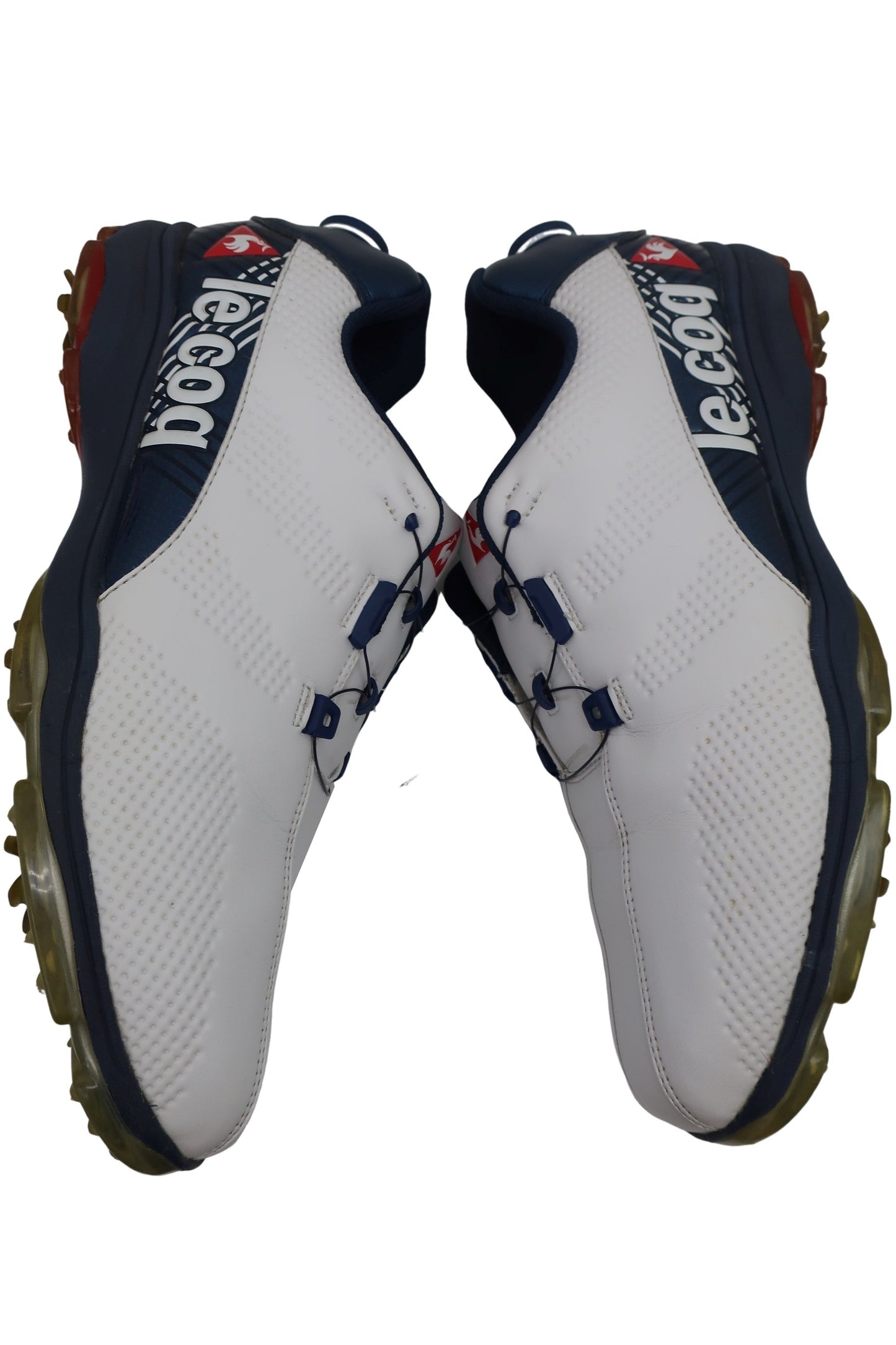 le coq sportif(ルコックスポルティフ) ダイヤル式ゴルフシューズ ホワイトネイビー メンズ 28.0cm QQ2NJA00 A-4