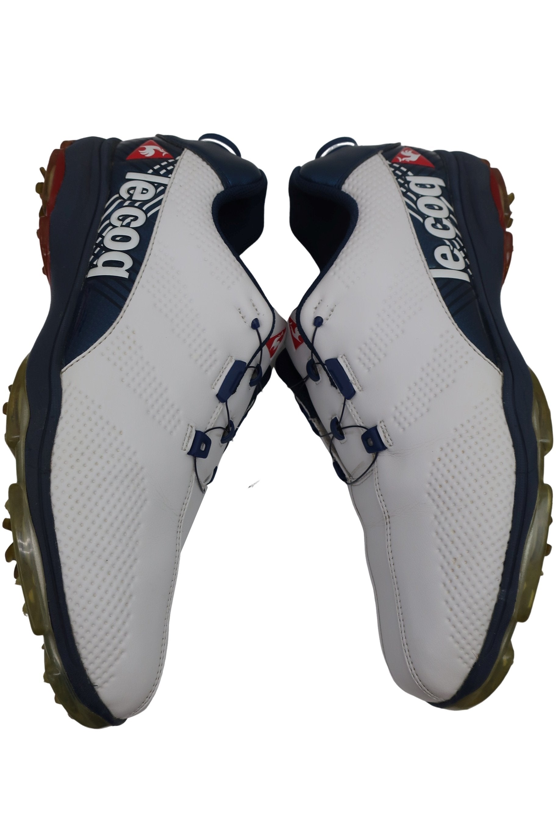 le coq sportif(ルコックスポルティフ) ダイヤル式ゴルフシューズ ホワイトネイビー メンズ 28.0cm QQ2NJA00 A-4