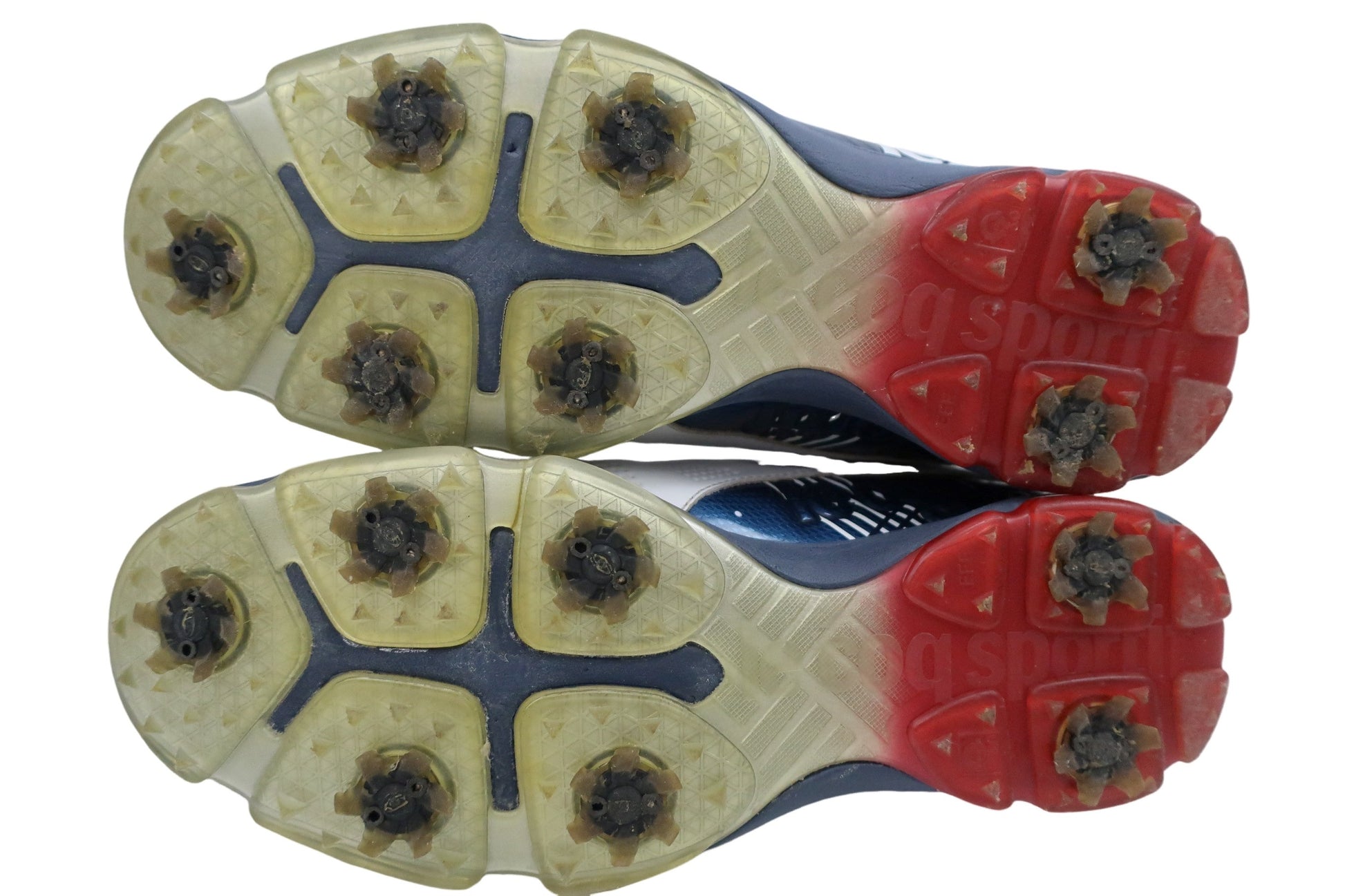 le coq sportif(ルコックスポルティフ) ダイヤル式ゴルフシューズ ホワイトネイビー メンズ 28.0cm QQ2NJA00 A-5