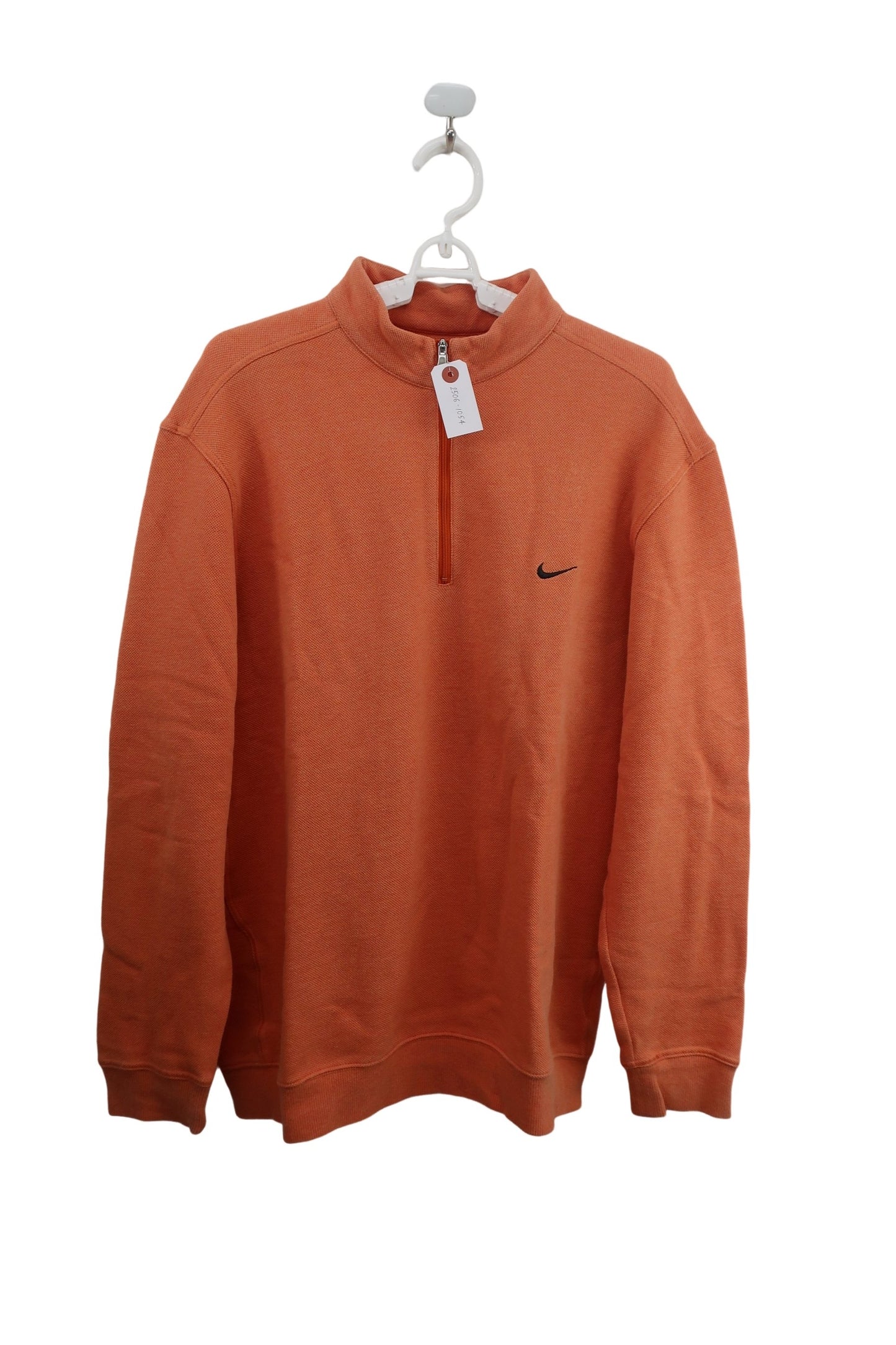 NIKE GOLF(ナイキゴルフ) ハーフジップシャツ オレンジ メンズ XL B-1