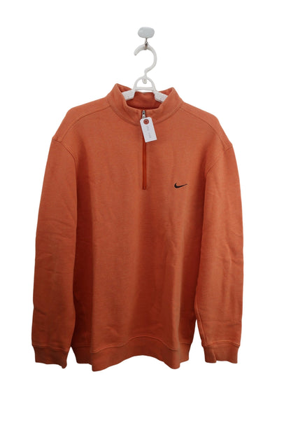 NIKE GOLF(ナイキゴルフ) ハーフジップシャツ オレンジ メンズ XL B-1