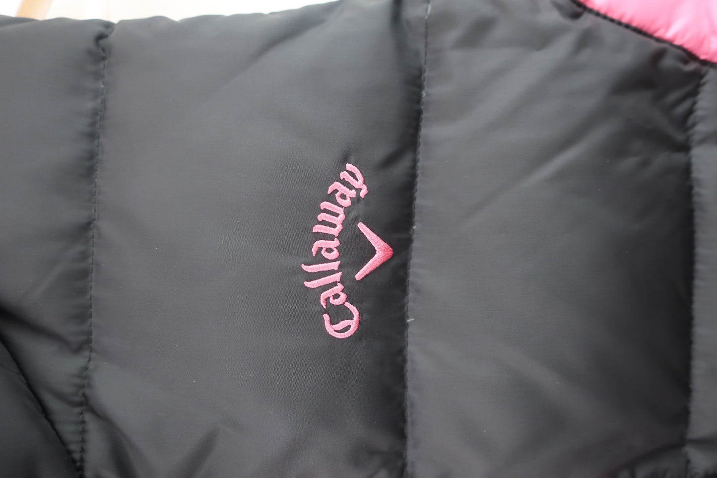 Callaway(キャロウェイ) ダウンベスト ピンク黒 レディース M 241-214822 B-2