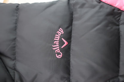 Callaway(キャロウェイ) ダウンベスト ピンク黒 レディース M 241-214822 B-2