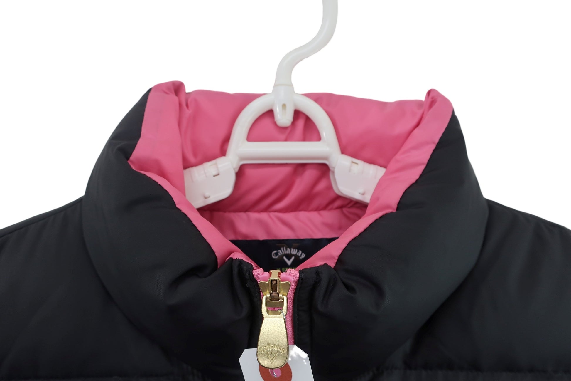 Callaway(キャロウェイ) ダウンベスト ピンク黒 レディース M 241-214822 B-3