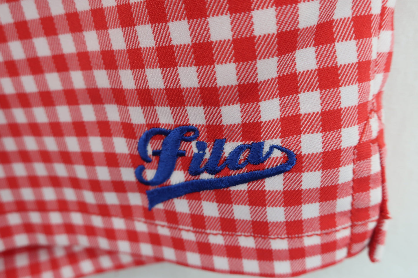 FILA GOLF(フィラゴルフ) ショートパンツ 赤白チェック レディース S A-2