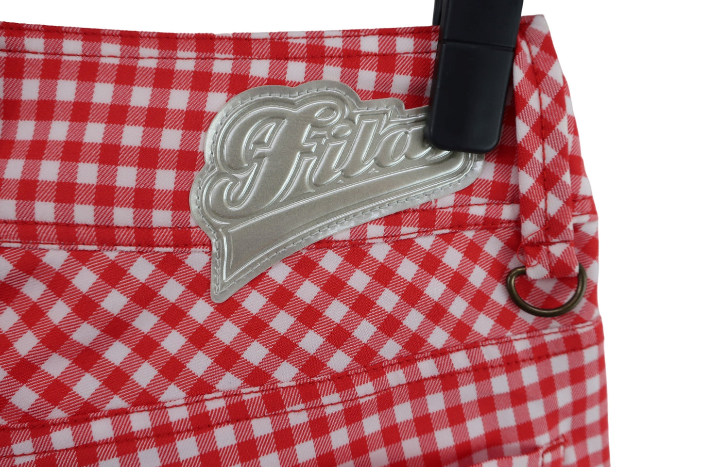 FILA GOLF(フィラゴルフ) ショートパンツ 赤白チェック レディース S A-6