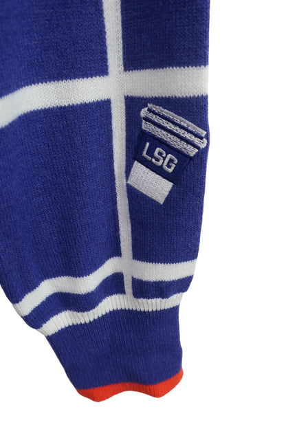 le coq sportif(ルコックスポルティフ) ニットブルゾン 紫 レディース M B-6