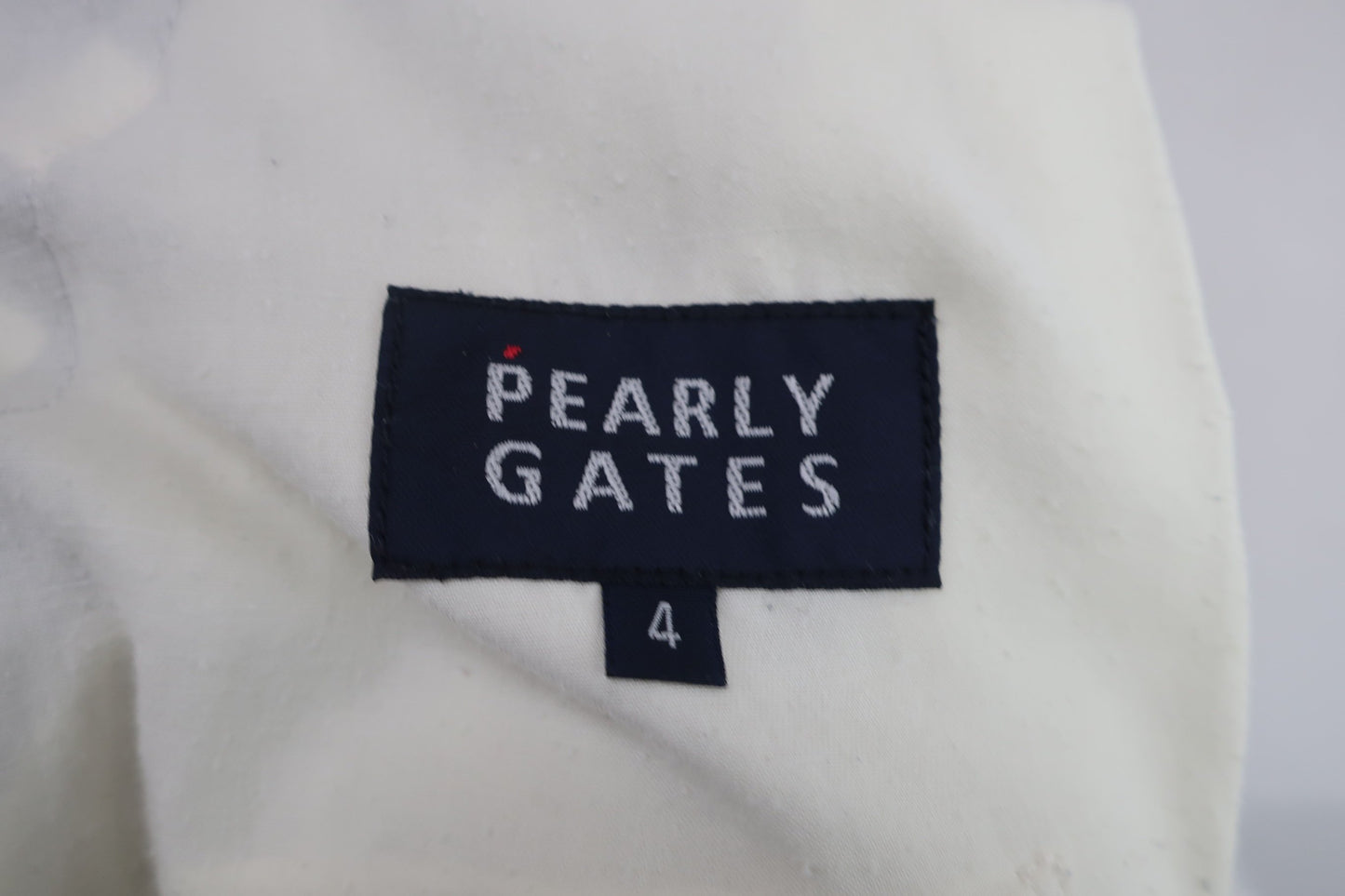 PEARLY GATES(パーリーゲイツ) ハーフパンツ 白青チェック メンズ 4 053-7132319 B-8