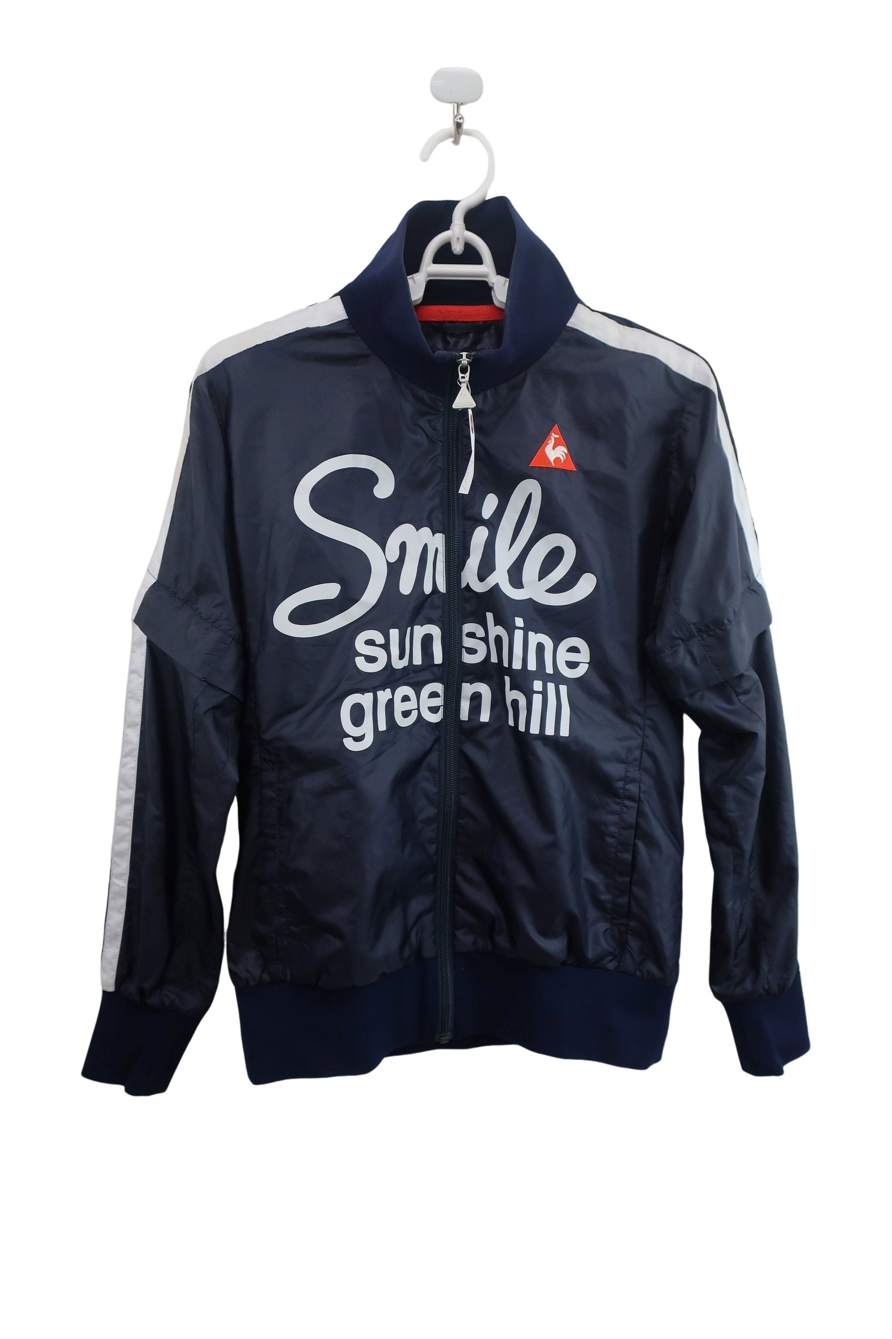 le coq sportif(ルコックスポルティフ) 薄手ナイロンブルゾン ネイビー レディース M B-1